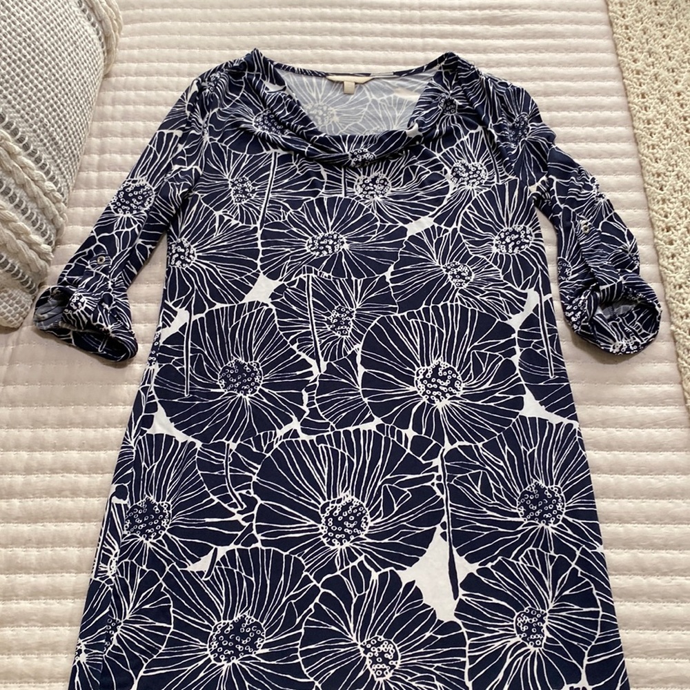 Banana Republic Poppy Floral Shift Dress - Medium